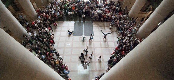 boston college flash mob