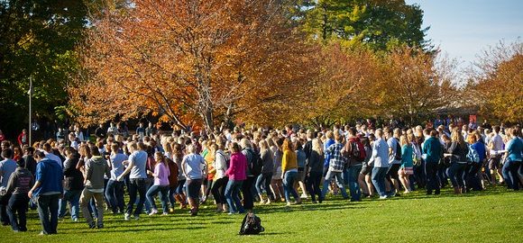 college flash mob
