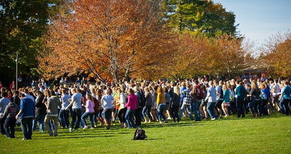 college flash mob
