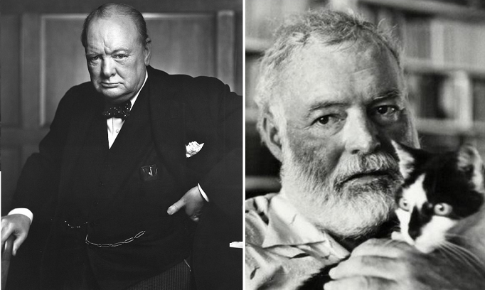 churchill-hemingway-creative-geniuses