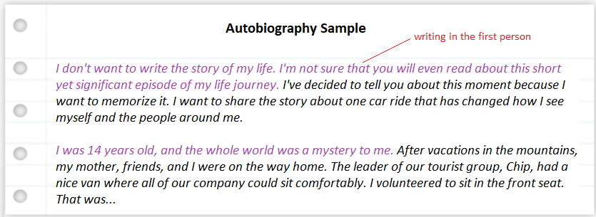 how-to-write-autobiography-sample