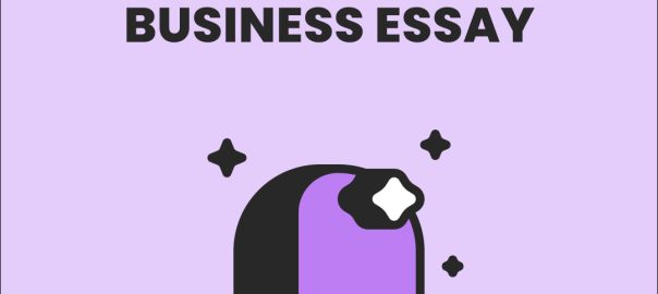 Blog article cover Writing a Stellar Business Essay