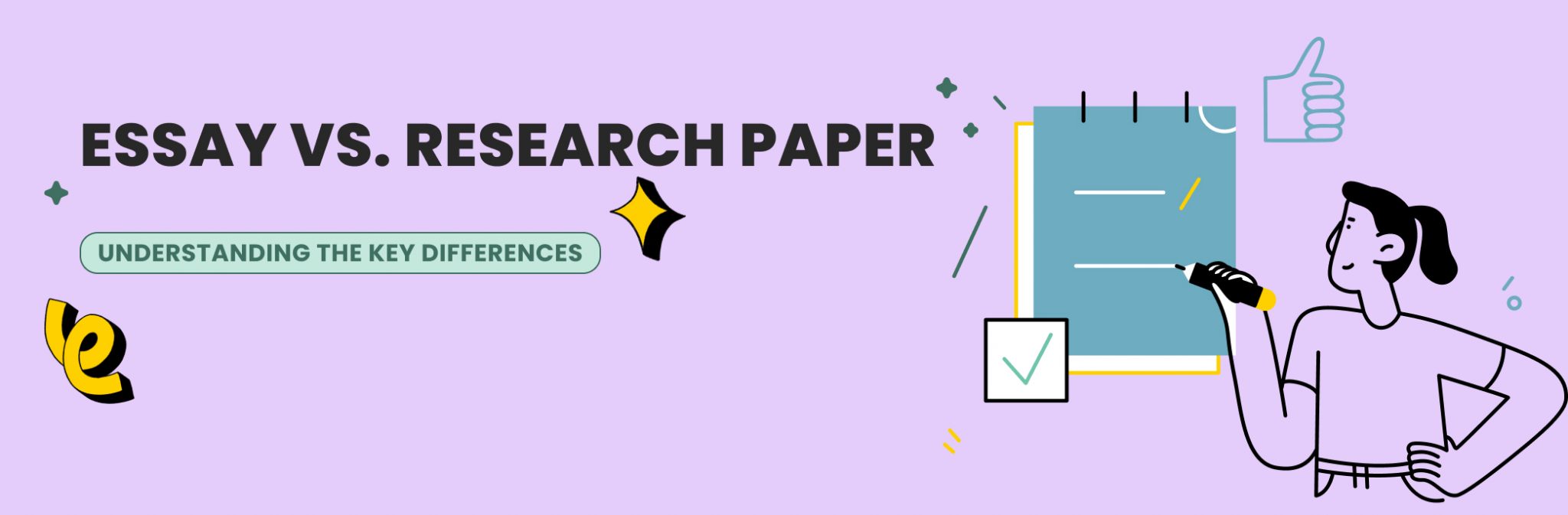 paper essay difference