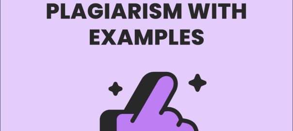 Blog article cover Common Types of Plagiarism with Examples